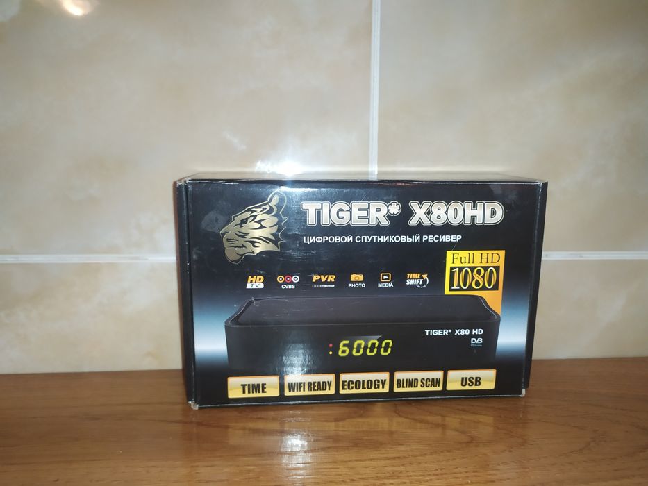 Тюнер, ресівер tiger x80Hd