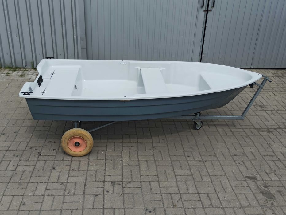 Łódka wędkarska, motorowo-wiosłowa AGATA 310, dwupłaszczowa, POLMIR