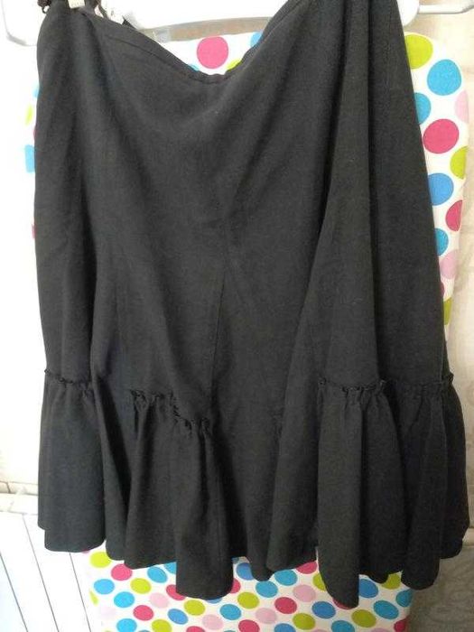 Нова спідниця бархат под замшу шикарна вихідна  розмір 48-50-52