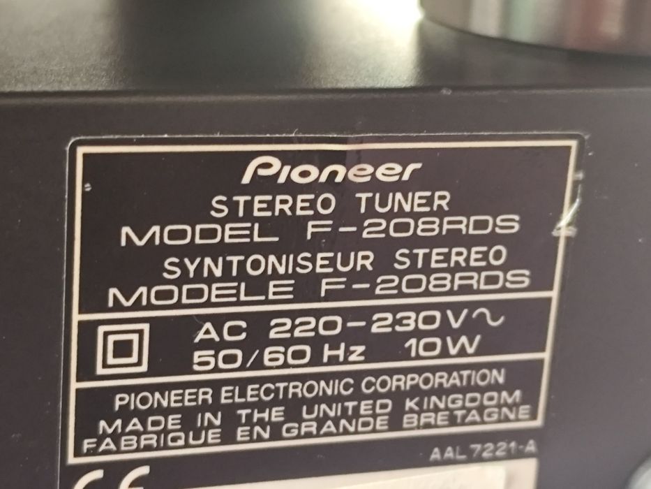 Radio Tuner Pioneer F 208RDS