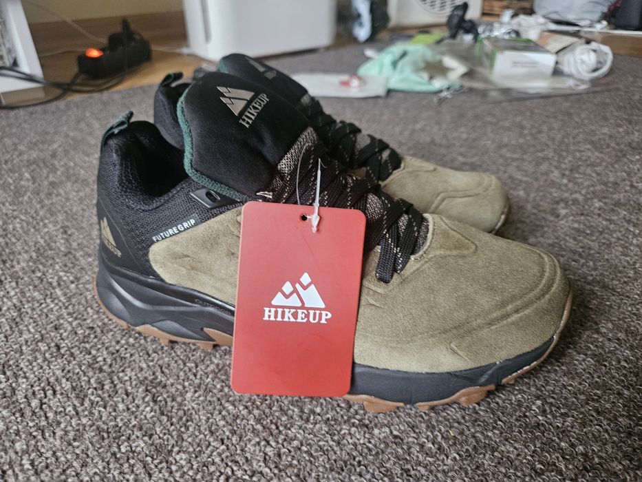 Nowe buty trekkingowe wspinaczkowe HikeUp R41 metki twarda podeszwa