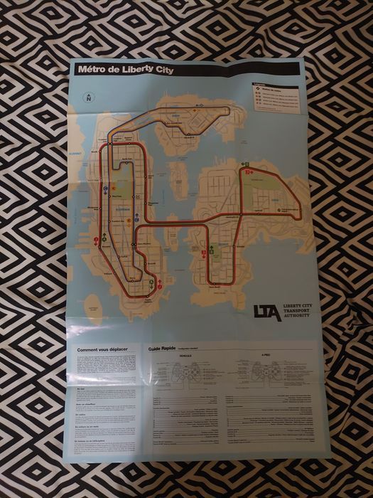 Mapa Grand Theft Auto IV (GTA 4)