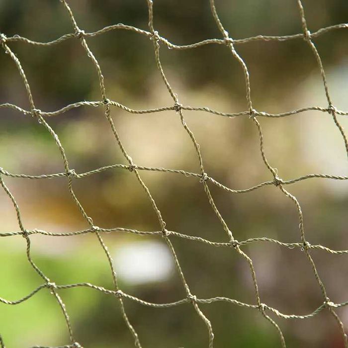 6m x 3m zielona siatka ochronna na balkon dla kota