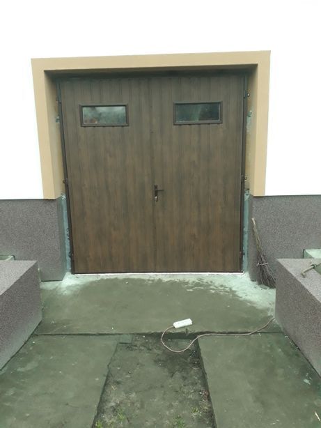 Brama garażowa, drzwi do garażu na wymiar do muru