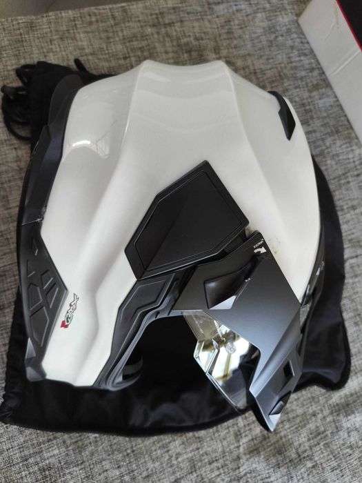 capacete mota Nexx Wed 2 branco tamanho L, optimo estado