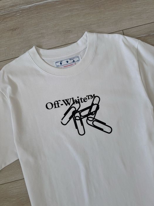 Біла футболка Off White / футболка офф вайт біла