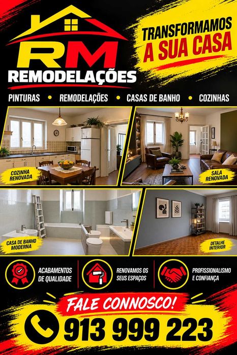 Remodelações: Pintura, Pavimentos, Telhados, Bricolagem e etc, (Leiria e Marinha Grande)