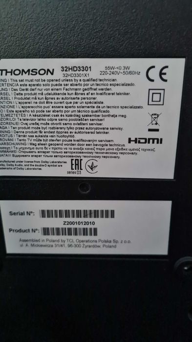 Thomson 32HD3301