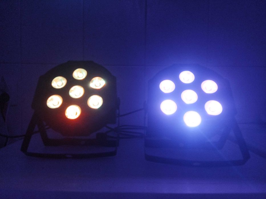 2x Flash-Butrym LED PAR 56 7x10W RGBW 4in1