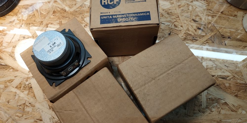 Altifalantes RCF 3 polegadas novos