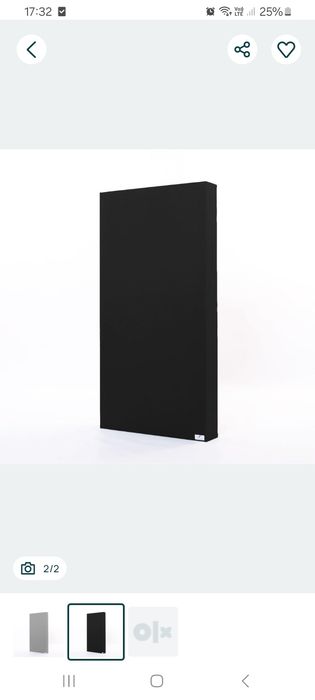 Panel akustyczny czarny