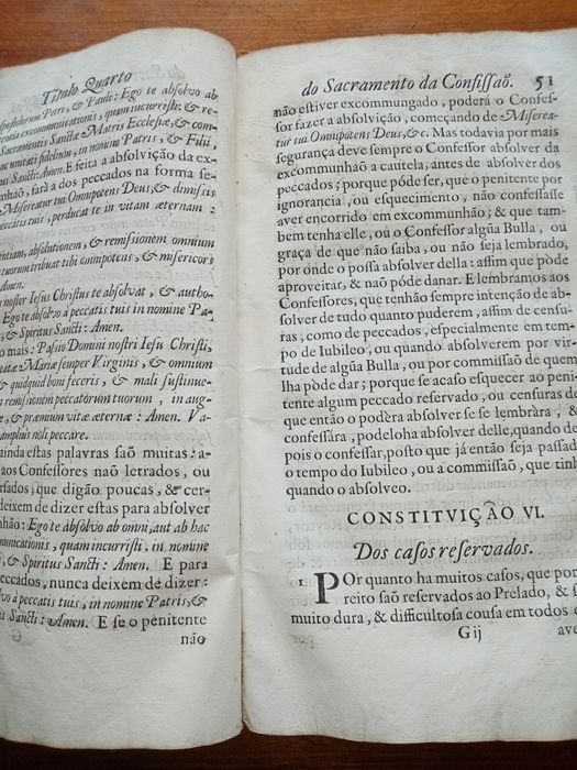 Constituições Synodaes do Arcebispado de Braga (1697)