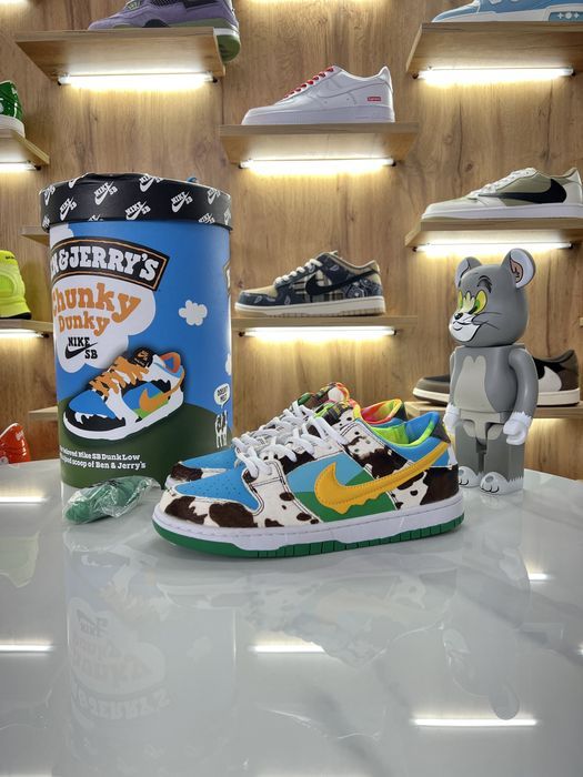 ‼️Знижка‼️Кросівки Nike SB Dunk Low Ben & Jerry Chunky Dunky