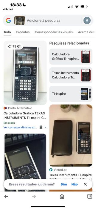 Calculadora gráfica permitida em exames nacionais