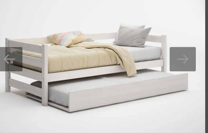 Cama branca dupla