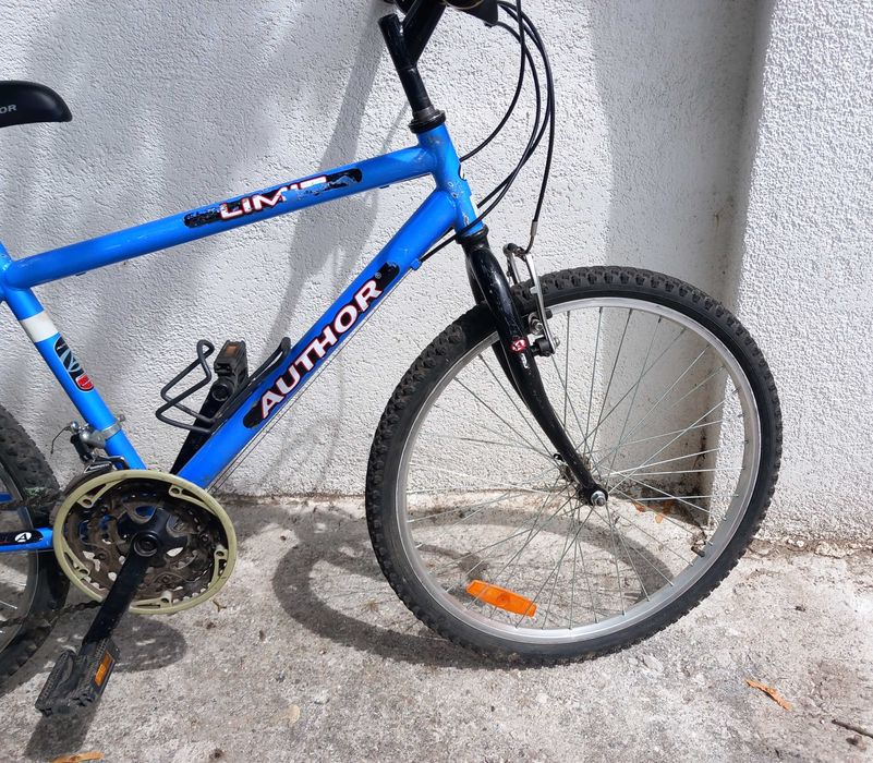 Rower górski AUTHOR 24 cali Osprzęt Shimano 18 biegów Rama stal 15” po przeglądzie