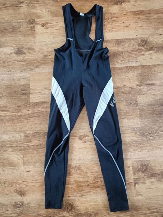 Spodnie kolarskie L FDX xl ocieplane długie szelkach rowerowe L rower