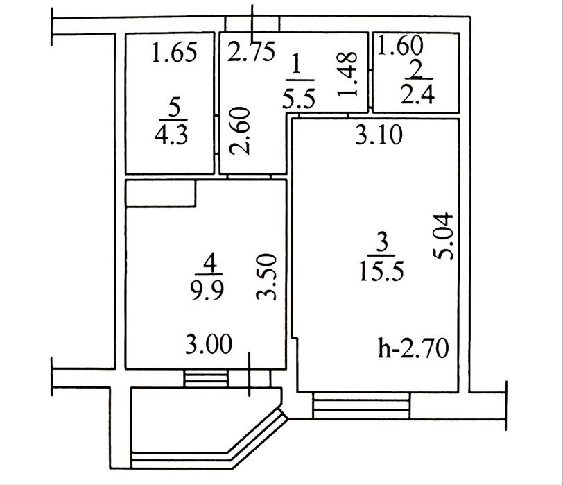 1-кімн квартира. Балкон! Зданий будинок‼️ДЕРЖ.ПРОГРАМИ. Паркінг!