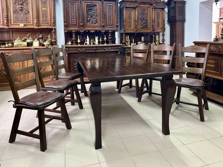 Стіл дубовий обідній стол стулья 3072
