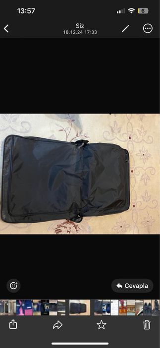 Чемодан для костюма.