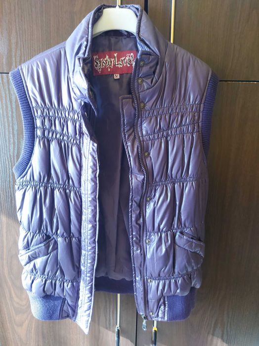 Fioletowa kamizelka
