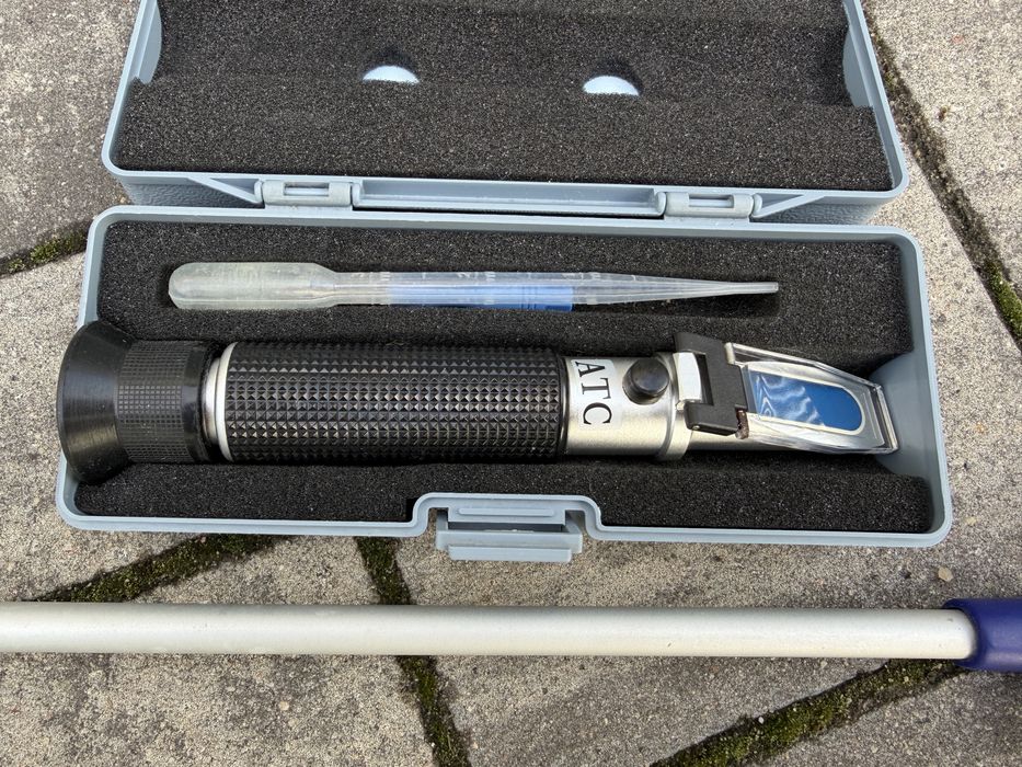 Refraktometr zasolenia/Salimetr + uchwyt maxspect