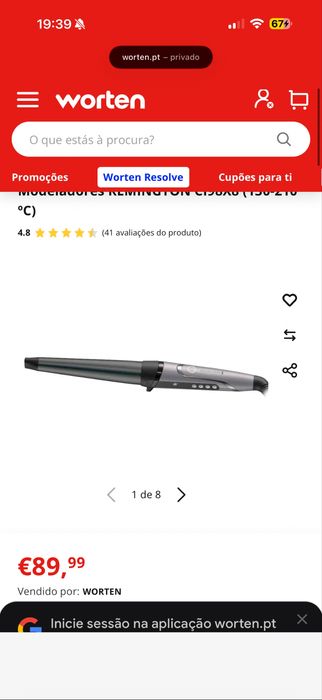 Modelador de cabelo - 2 in 1