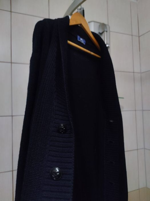 męski sweter XL Sainy James kardigan kolor granatowy ciemny niebieski