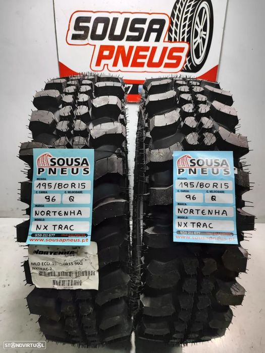 2 pneus novos nortenha nxtrac195-80r15 oferta dos portes