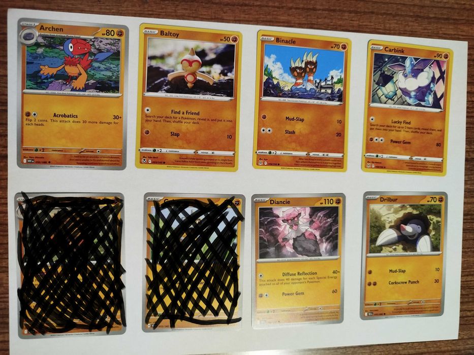 Cartas Pokémon TCG P 1.1