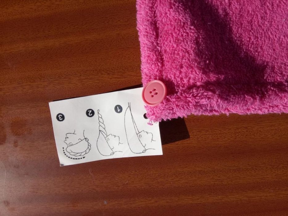 Touca para secar cabelo