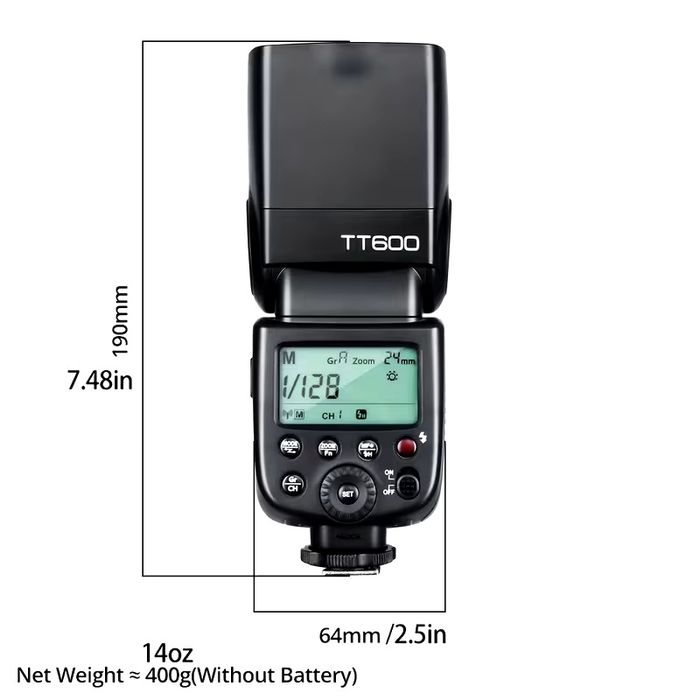Godox TT600 Speedlite GN60 2.4G