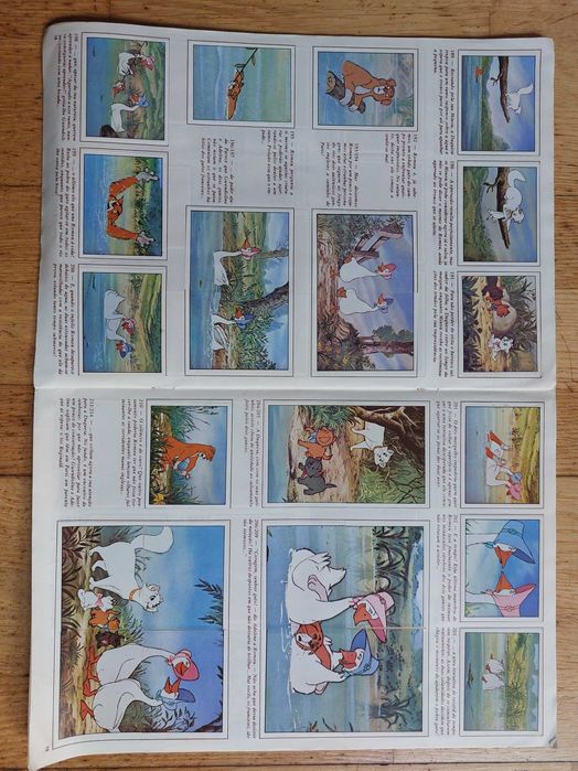 Caderneta de cromos Os Aristogatos - Completa