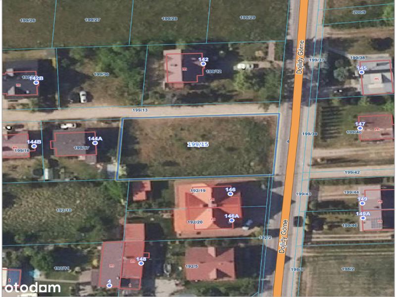 Działka budowlana 1124 m² – Dojlidy Górne