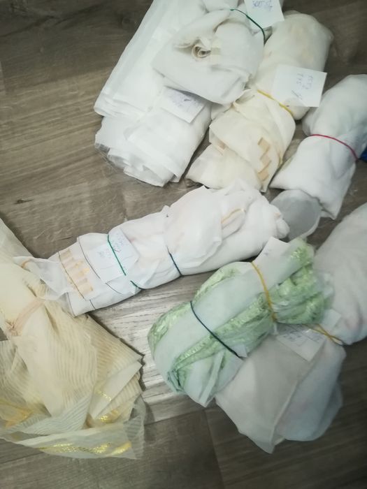 Тюль для рукоделия, для шитья, отрезы, разная, новая, обрезы, куски,
