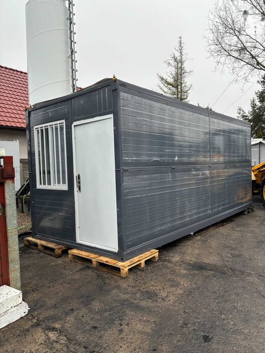 Kontener Magazynowy Biurowy Socjalny Mieszkalny Garaż Raty/Leasing techniczny izolowany budowlany magazyn energii pawilon dom
