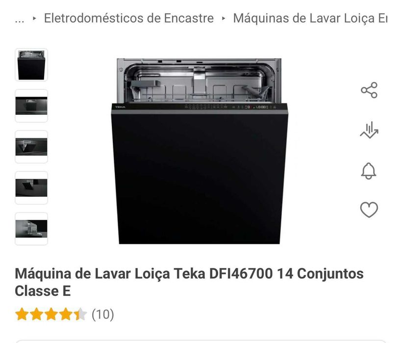 Máquina de lavar louça semi nova