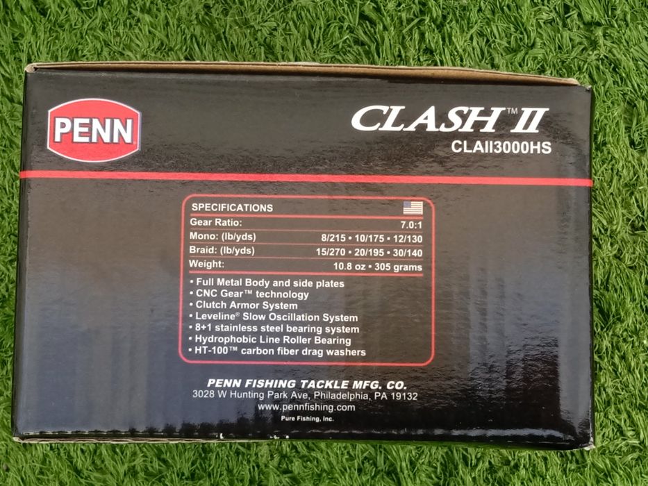 Carreto PENN Clash ii 3000HS (Spinning, Bóia)