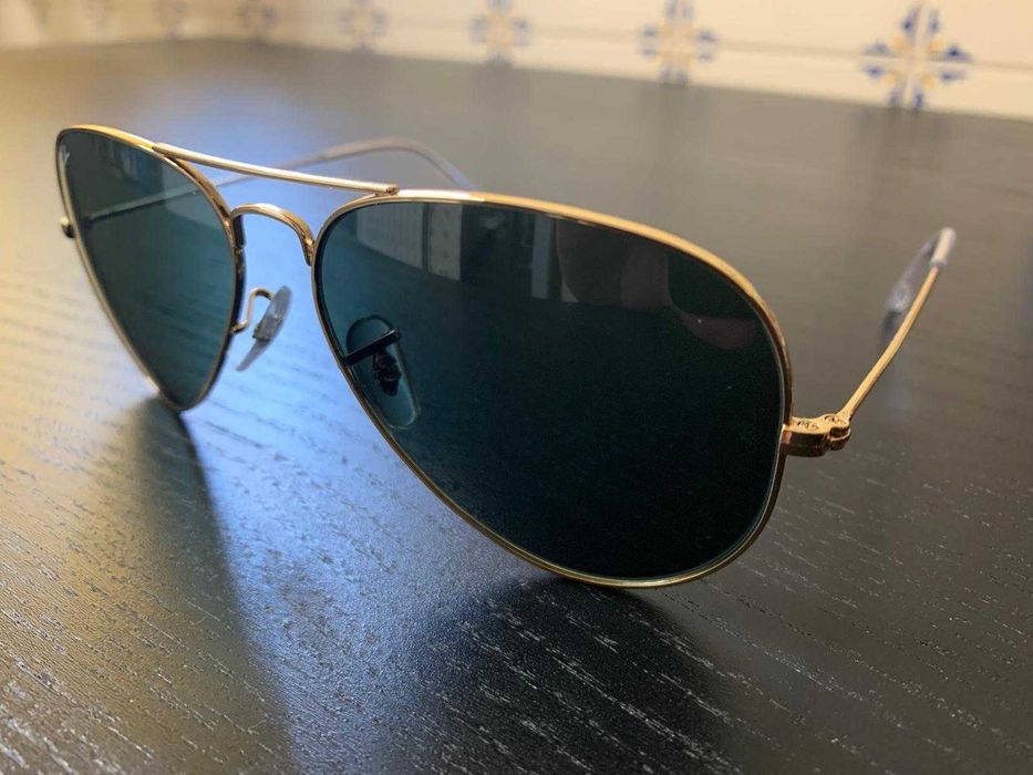 Óculos de sol de piloto, Ray Ban, novos