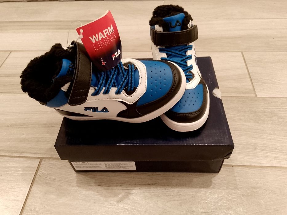 Nowe chłopięce buty za kostkę Fila 27 sneakersy 17.5cm