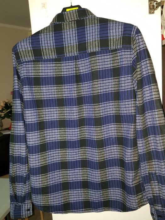 DKNY rewelacyjna flanelowa koszula w kratę na M/L