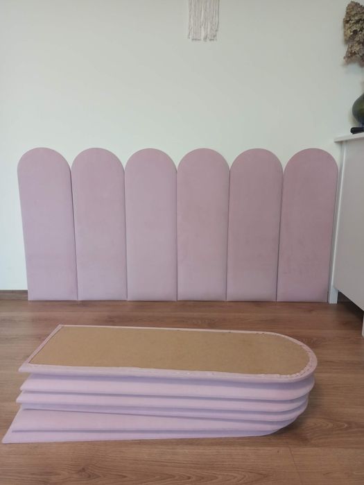 Panel ścienny tapicerowany - płotek 90x35x4 - 12 szt.
