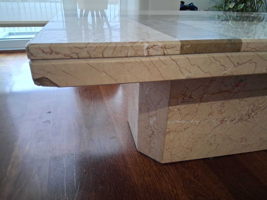 Mesa de centro de mármore, única exclusiva