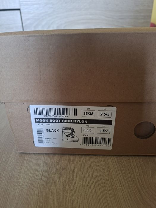Moon Boot Icon Nylon czarne rozm. 35/38