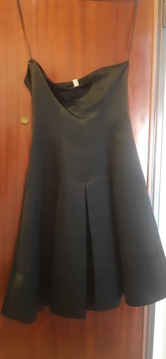 Vestido preto Mango Suit com casaco