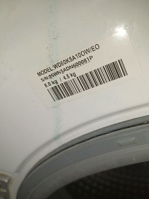 Pralko-suszarka Samsung uszkodzona