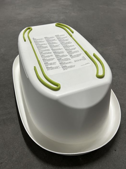 Banheira p/ bebé, branco/verde Ikea