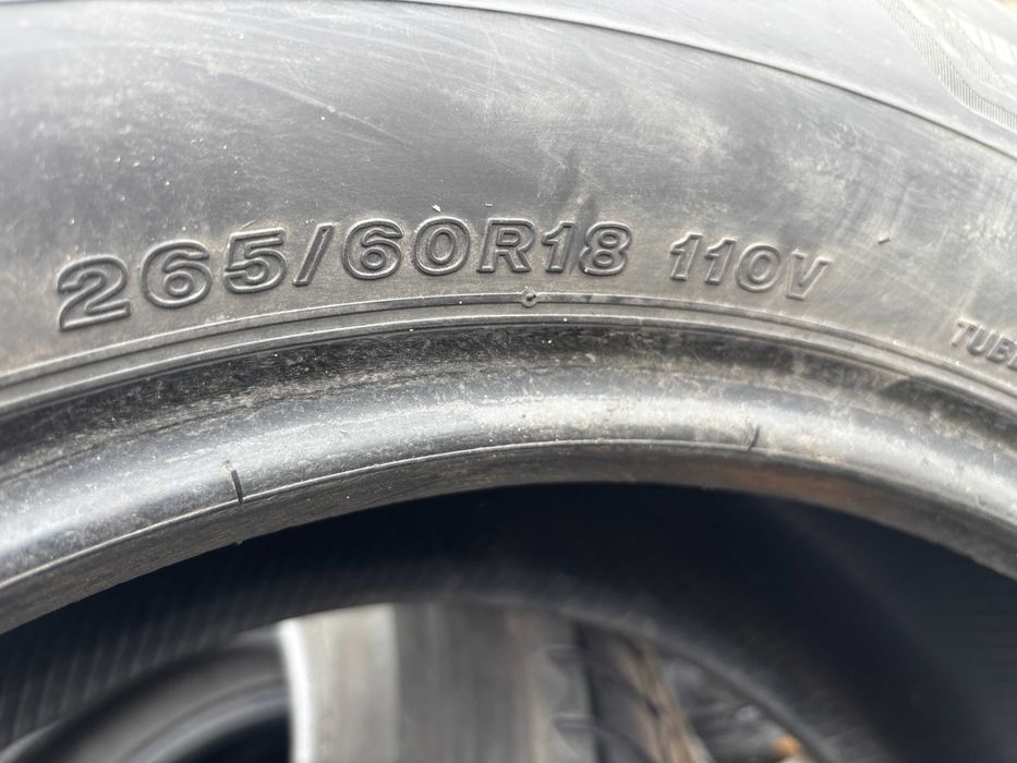 265-60-R18 BRIDGESTONE ALENZA = 4 штуки летней резины GERMANY 2023