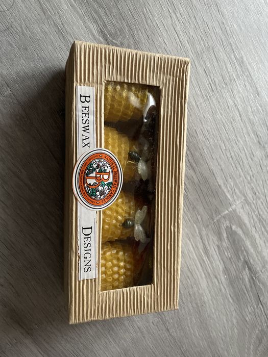 4 Velas de cera de abelha
