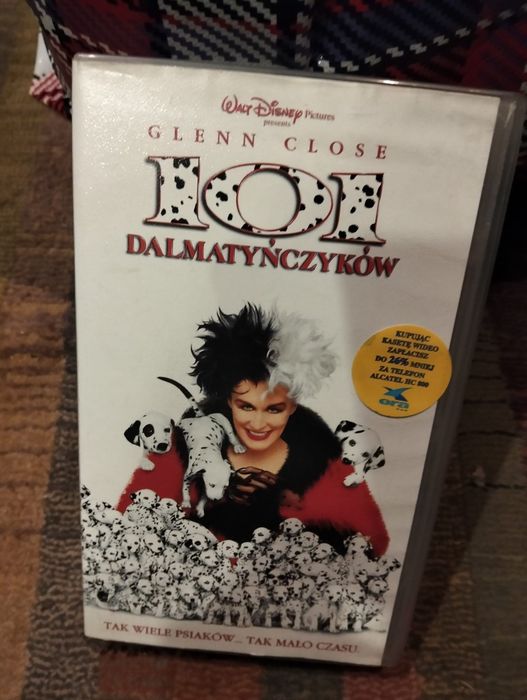 Kaseta VHS 101 Dalmatyńczyków
